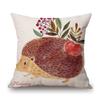 Lovely Cartoon Fox Cat Cute Kids Art Home Decoration Cotton Linen Sofa Throw Pillow Case Chair Seat Cushion Cover Case