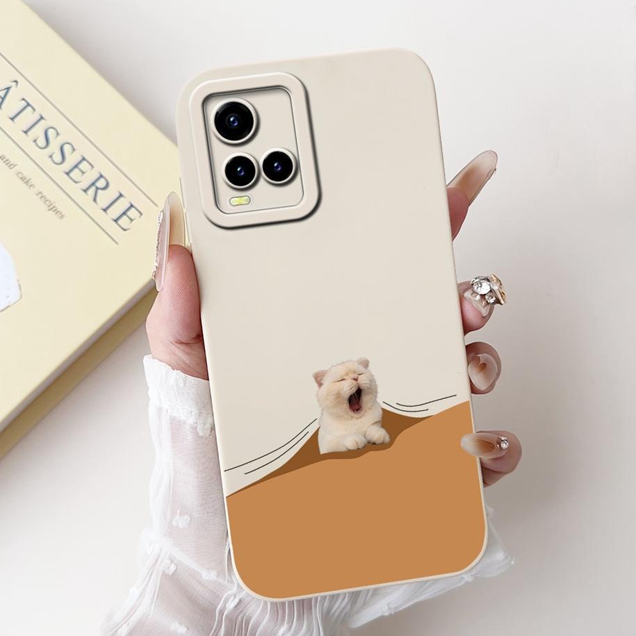 For Vivo Y33s Case V2109 Shockproof Cover Cute Dinosaur Panda Fundas Cases For Vivo Y21 2021 Y21A Y21S Y21T Y33T VivoY33s Bumper