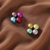 Multi-Color Matte Magnetic Muslim Hijab Pins Ramadan Women Scarf Magnetic Button Buckle Wrap Shawls Brooch Headscarf Accessories