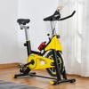 HOMCOM Heimtrainer mit multifunktionalem LCD-Display, verstellbarem Sattel und Lenker