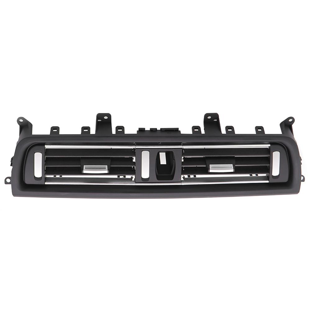 Center Air Conditioning Outlet Assembly Plated Dashboard Air Conditioning Outlet for BMW 5 Series F10 11-17 RHD Accessories