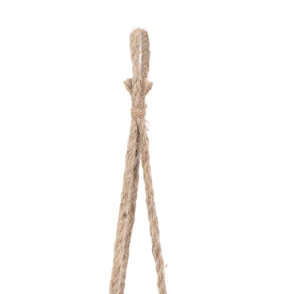 2-stöckiger gewebter Hängekorb Hanfseil hängender Obstkorb Blumenpflanzen Wandkorb Dekor Mehrzweck für Wohnzimmer Schlafzimmer