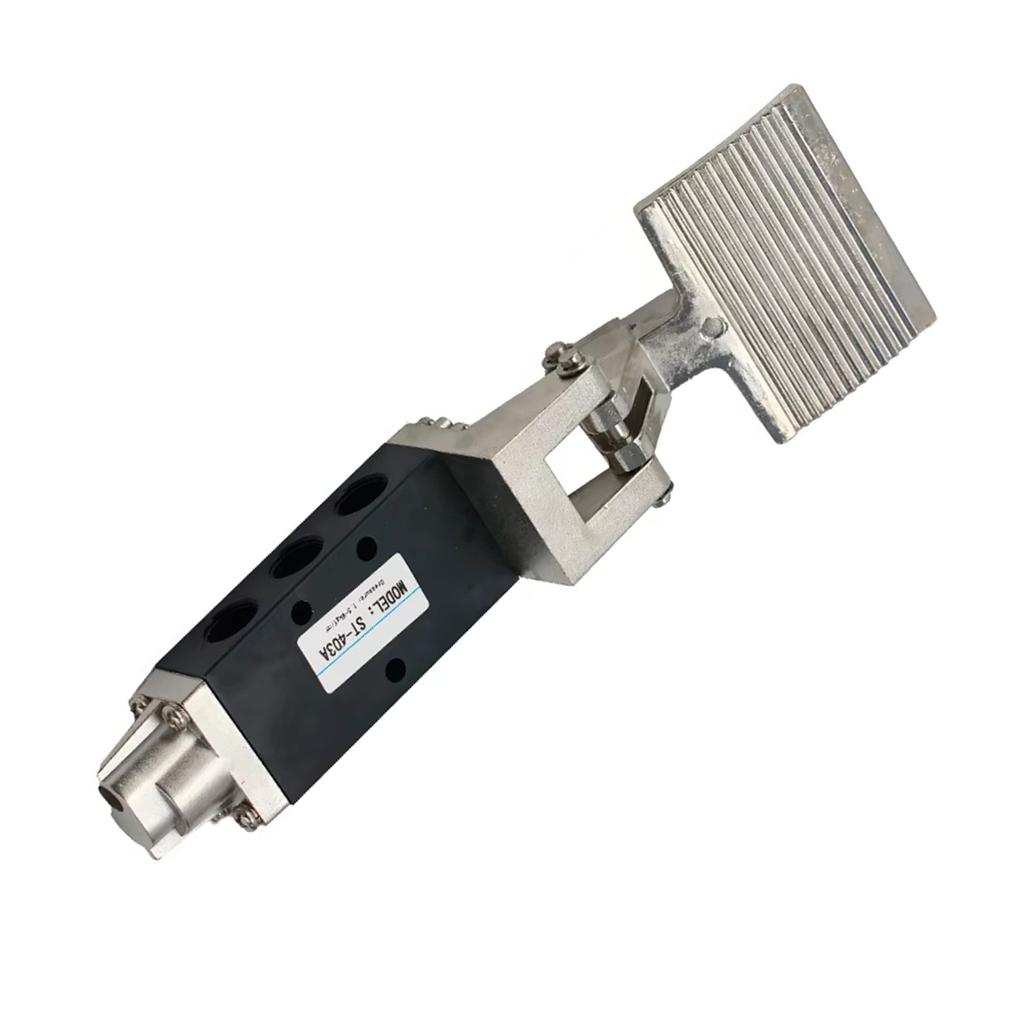 Air Pneumatic Foot Pressure Control Valve 2 Position 5 Way Air Control Valve 1/4inch Pneumatic Foot Pedal Valve