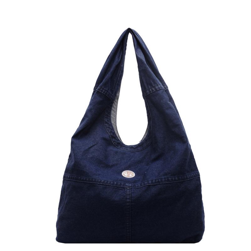 

Новая холщовая сумка через плечо, сумка-мессенджер, женская холщовая сумка, большая вместимость, сумка для покупок, сумка для мамы, студенческий школьный рюкзак синий