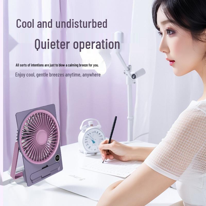 High-Power Portable Desktop Fan for Office or Dorm Use