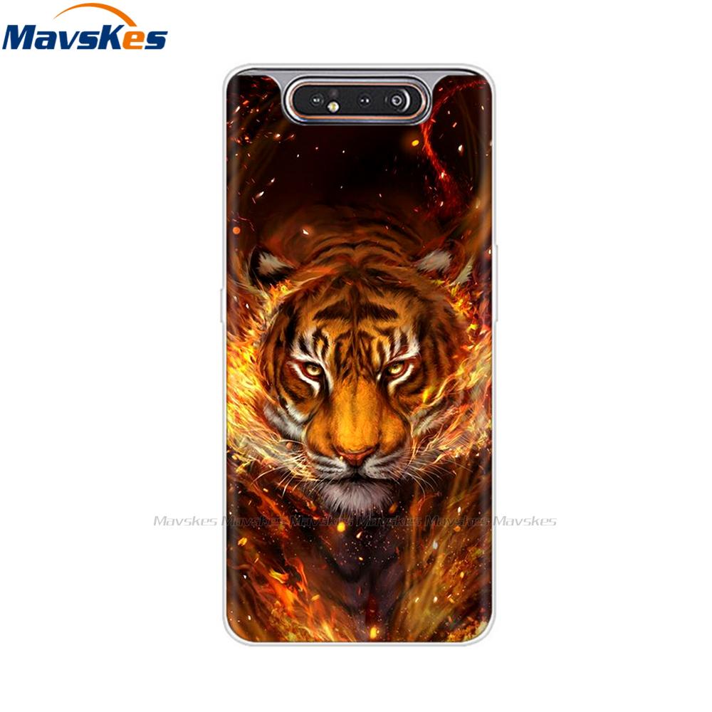 Per Samsung Galaxy A80 Custodia A805 Silicone Morbido TPU Custodia per Telefono Per Samsung A80 2019 A 80 GalaxyA80 A805F A805 SM-A805F/DS Copertura