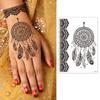 Adesivos de Transferência de Água Tatuagem Temporária de Henna Índia Mehndi Flor Arte Corporal Adesivo Mulher/Senhora/Menina