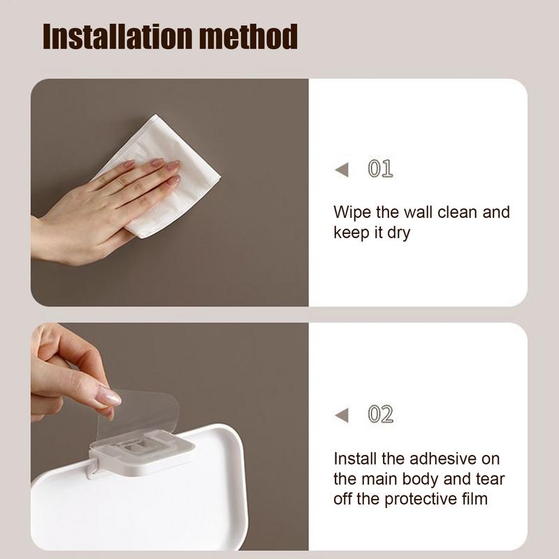 Adhesive Wall Shelf Foldable Hangable Rack for Shower Multifunctional Foldable Wall Mounted Storage Rack for Kitchen Bedroom
