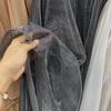 Gradient Tulle Glitter Fabric By The Meter for T-shirt Dress Clothes Hair Accessory Diy Sewing Shiny Cloth Soft Thin Silver Red
