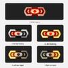 GEETHA Remote Control Bicycle Tail Light with Turn Signals and Horn