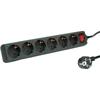 Power Strip - ROLINE - 6X - 6 Sockets - Switch - 10 M Cable