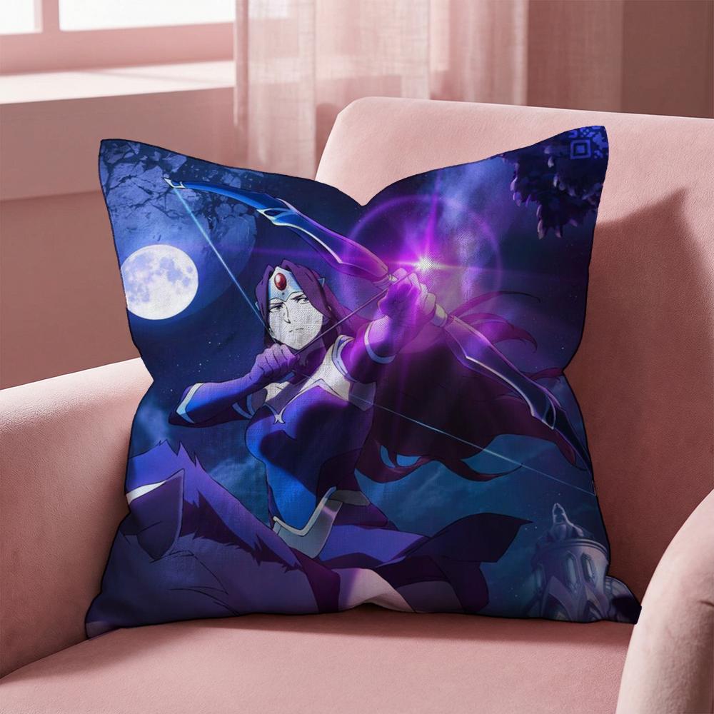 Game Cool D-Dota2 Cushion Cover Multi-Scene Pillow Cover for Home & Car - Reversible, Soft & Durable for Daily Use