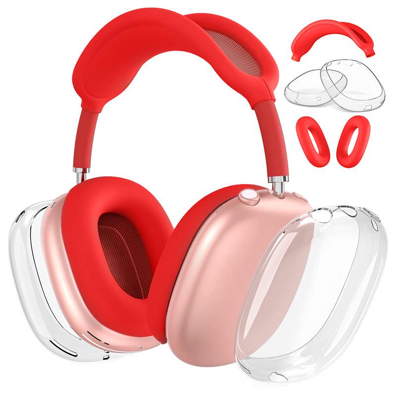 AirPods Max TPU Over-Ear Headphone Protective Case (Three-Piece Set)