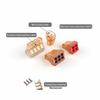 10PCS Push In Quick Terminal 2/3/4/5/6/8 Pin Splice Terminal Electrical Connector  Electrical Wiring