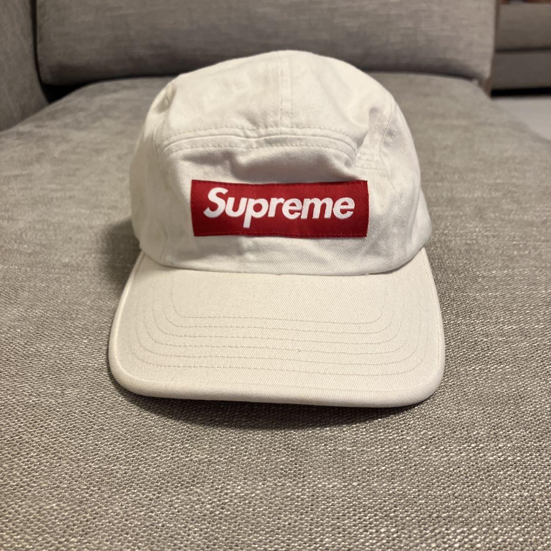 

[Б/У] Кемп-кепка Supreme из стиранного твила чино