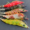 Used Easy Q Cast Rattle Egi Set EZ-Q Cast Patapata Egi Squid Jig Calamari No. 3 Patapata Egi Squid Jig Calamari