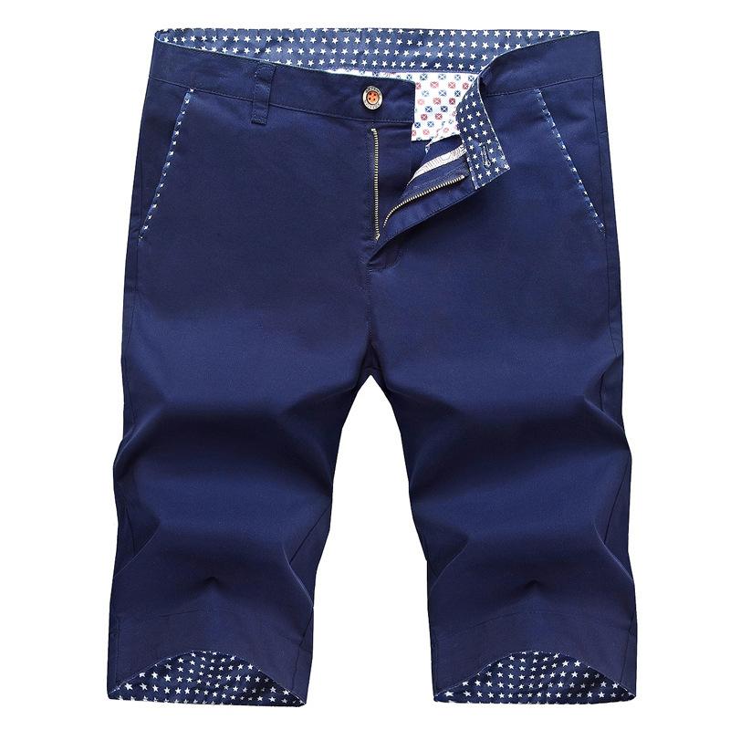 Cropped Pants Men's Summer Korean Version of Slim-fit Breathable Straight-leg Pants Men's Casual Pants