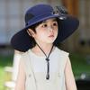 Quick Drying Hat for Kids with Cooling Fan Solar Powered Fisherman Hat Breathable Sunproof Caps for Outdoor Activity