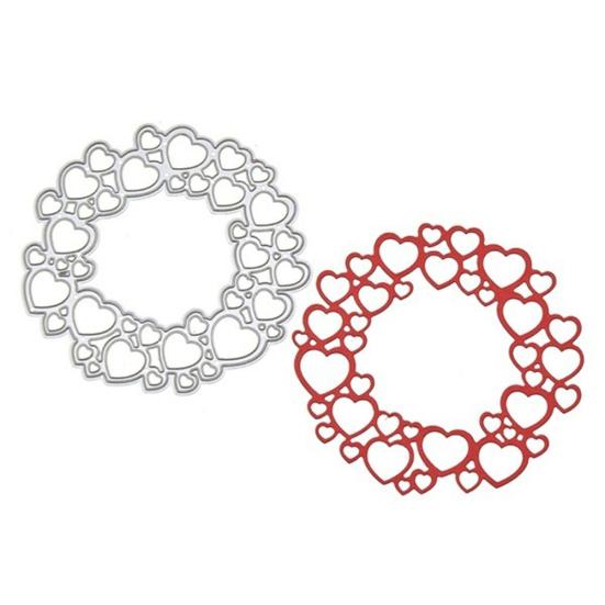 Herz Metall Stanzformen Schablonen DIY Scrapbooking Prägung Papier Karte Handwerk