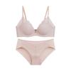 Bodigadeu Skinny Forget-Me-Not Bra & Panty Set_Beige (C Type)