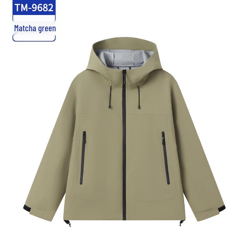 Autumn/Winter Cultural Hooded Windbreaker: Lightweight Three-Layer Composite Mountaineering Suit Jacket
