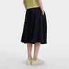 Fila White Fashion Minimalist Classic Relaxed Versatile Comfortable Long Skirt Women Skirts Legendary-Blue F11W613301FNV