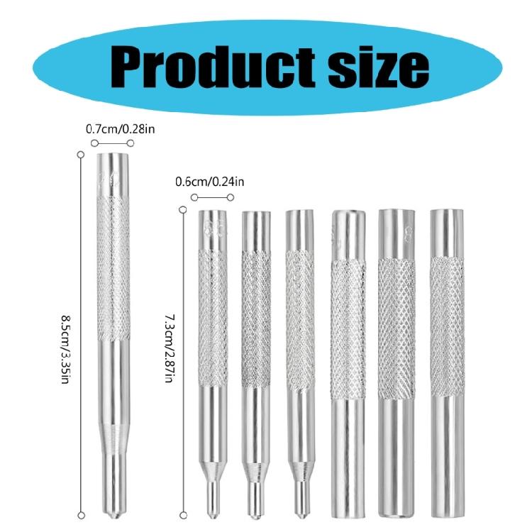 9Pcs Snap Button Fastener Setter Tool Leather Punching Tool with Base, Easy to use Snap Fastener Fixing Installing Tool