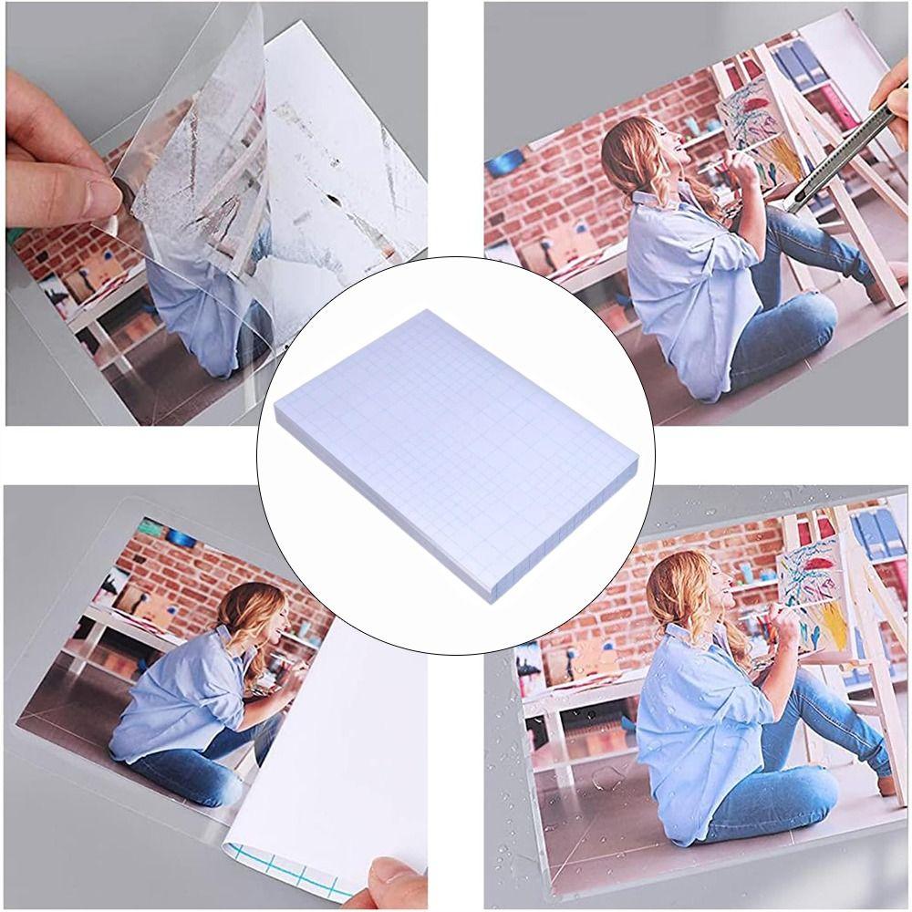 Clear Cold Laminating Film A4/A5/A6 Self-Adhesive Film New Vinyl Laminating Film  Office&Home Use