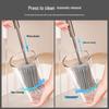 Silicone Rotating Cup & Bottle Cleaning Brush with Long Handle for Stain Removal