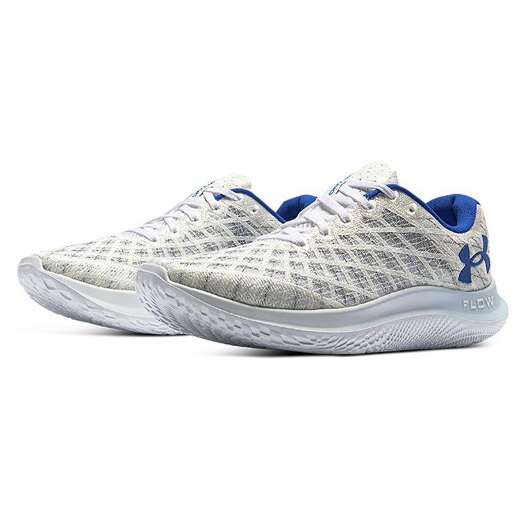 Under Armour Flow Velociti Wind 2 Low Top Laufschuhe Herren Sneaker Weiß Blau 3025652-103