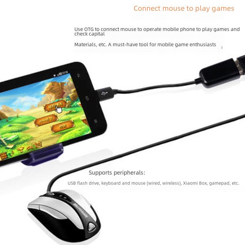 Micro To USB OTG Adapter Cable for Mobile Phones
