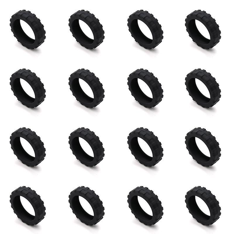 

Улучшенные силиконовые протекторы для колес для бесшумных, амортизирующих и износостойких чемоданов Small [4.3-5.5cm] 1 piece чёрный