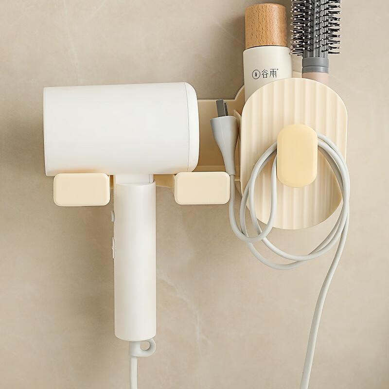 

Fumede No-Drill Wall-Mounted Hair Dryer Holder 2-Pack