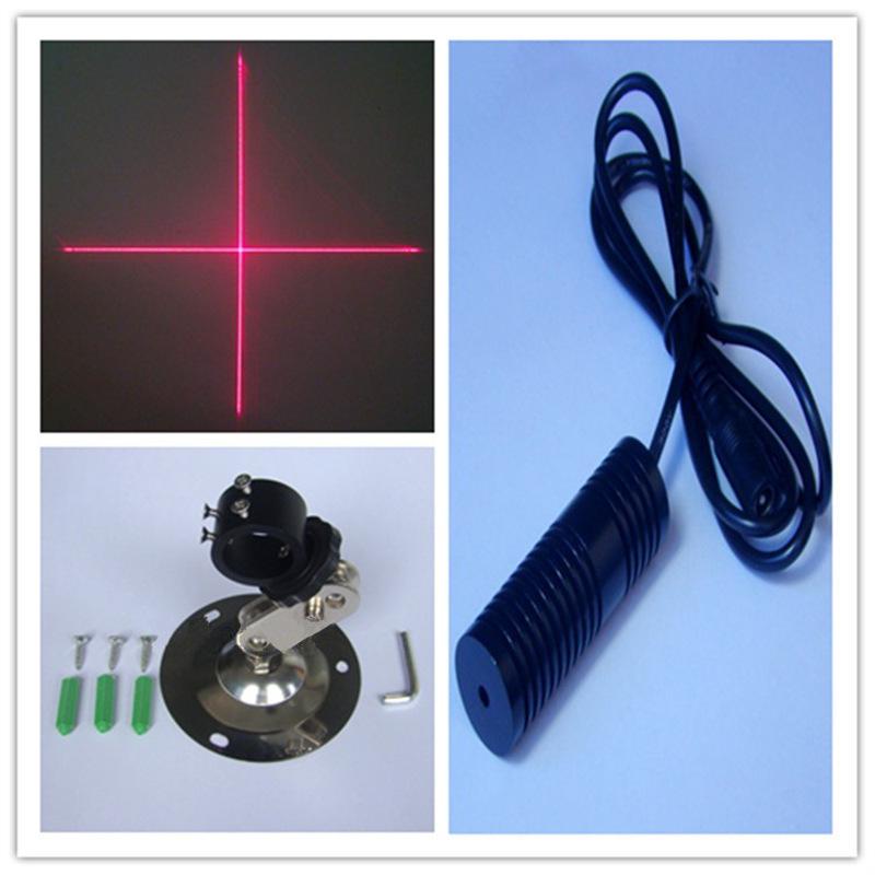 660nm 250mW Crosshair Laser Module for Precision Alignment and Cutting.