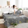2025 Summer Thin Blanket Printing Bed Quilt Summer Cool Quilt Double Blankets Comforters Skin-friendly Cotton Thin Quilt Soft Bedding Home Textile