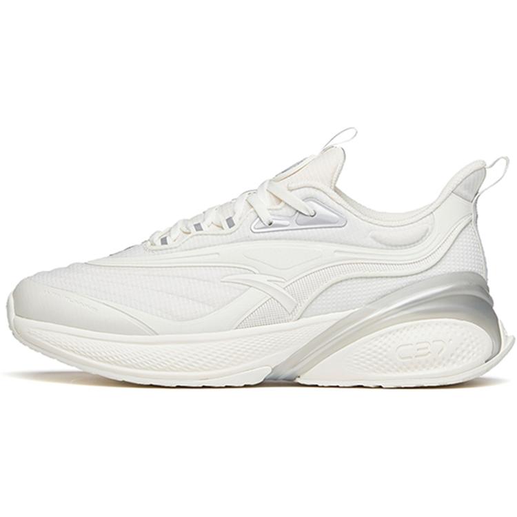 New Anta C37 2.0 Cushioned Slip Resistant Abrasion Resistant Low Top Running Shoes Men's White Silver 122215538R-1