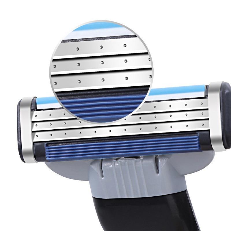 New 4Pcs High Quality Men Razor Blade Facial Care Shaving Men Shaving Blades
