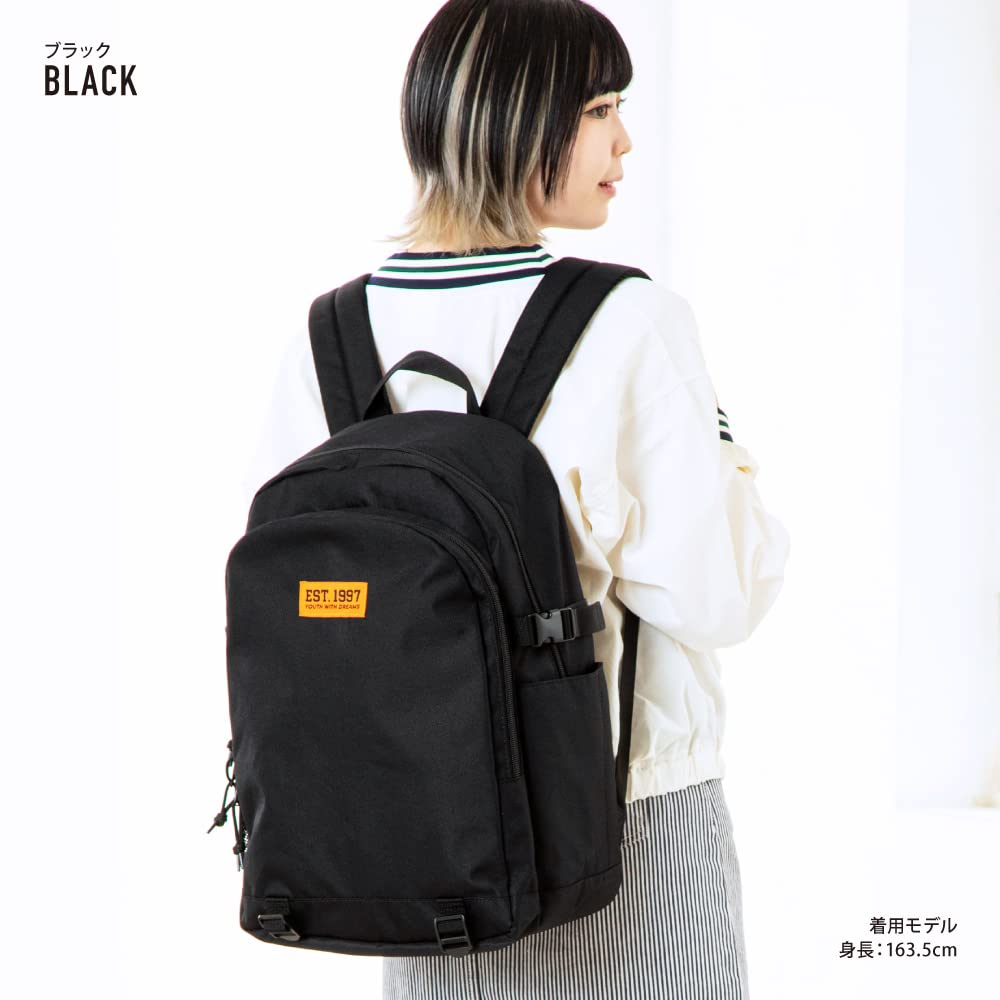Aventura RSP-30661 Black Large Capacity BackpackDaypack