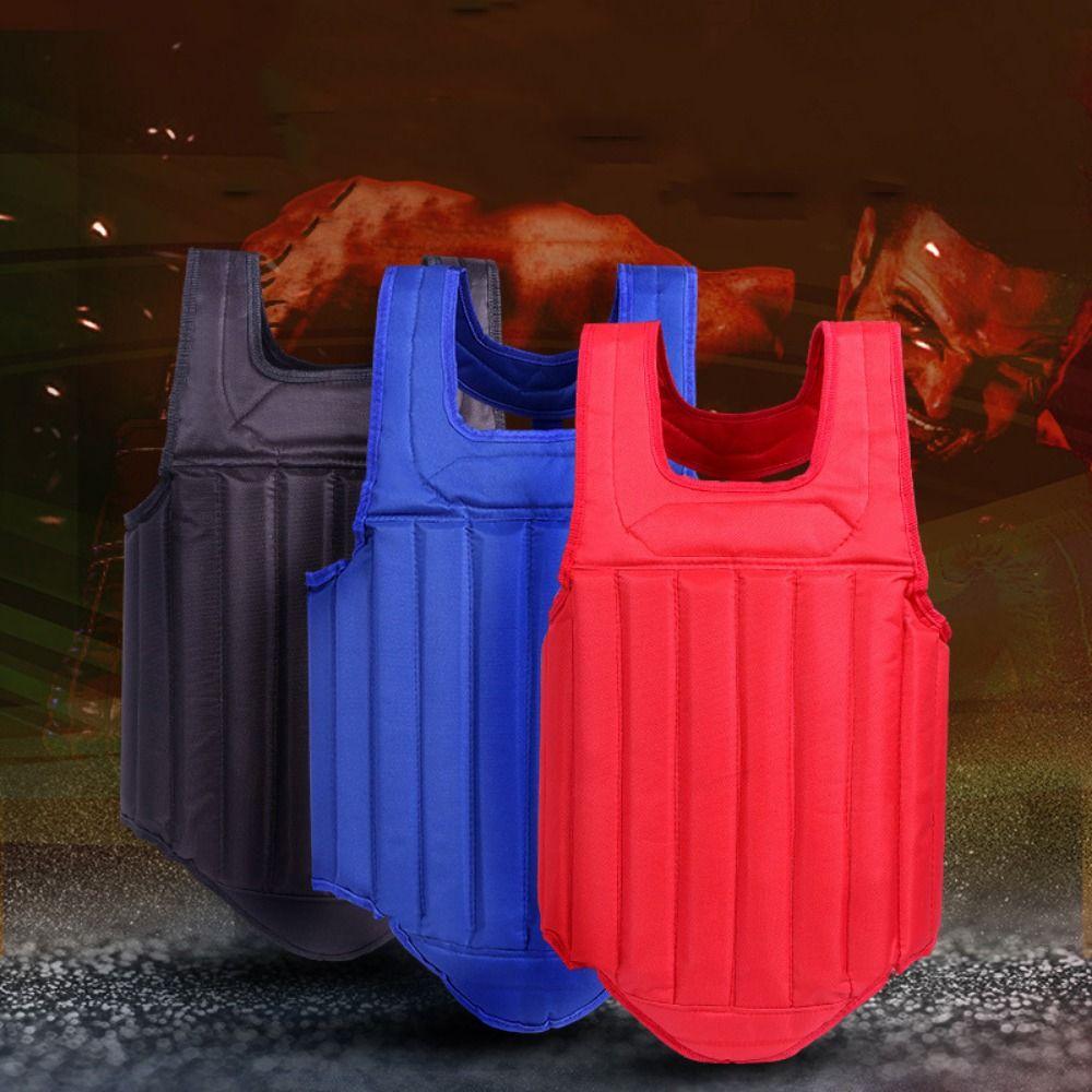 Oxford Cloth Taekwondo Protective Vest Body Protector Boxing Breast Guards  Unisex