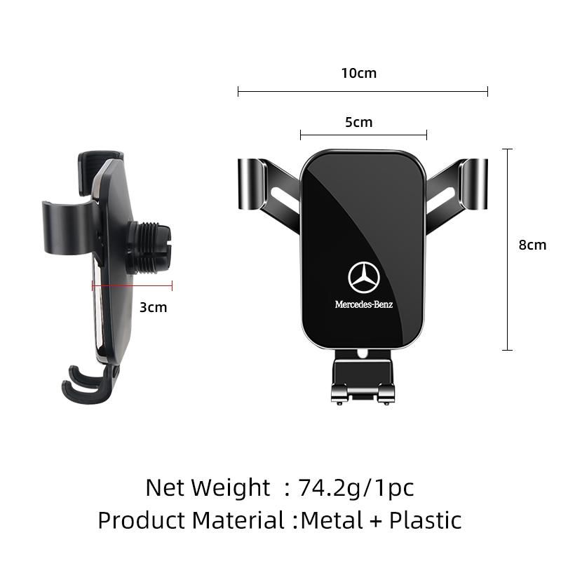 GLC GLB Car Phone Holder Car Air Vent Clip Mount Mobile Cell Stand For Mercedes Benz AMG A C E Class W201 W210 W108 W204 W205 W