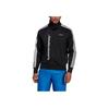 adidas Originals Kleeblatt Streifen Print Buchstaben Reißverschluss Trainingsjacke Herren Oberbekleidung Schwarz HC7133