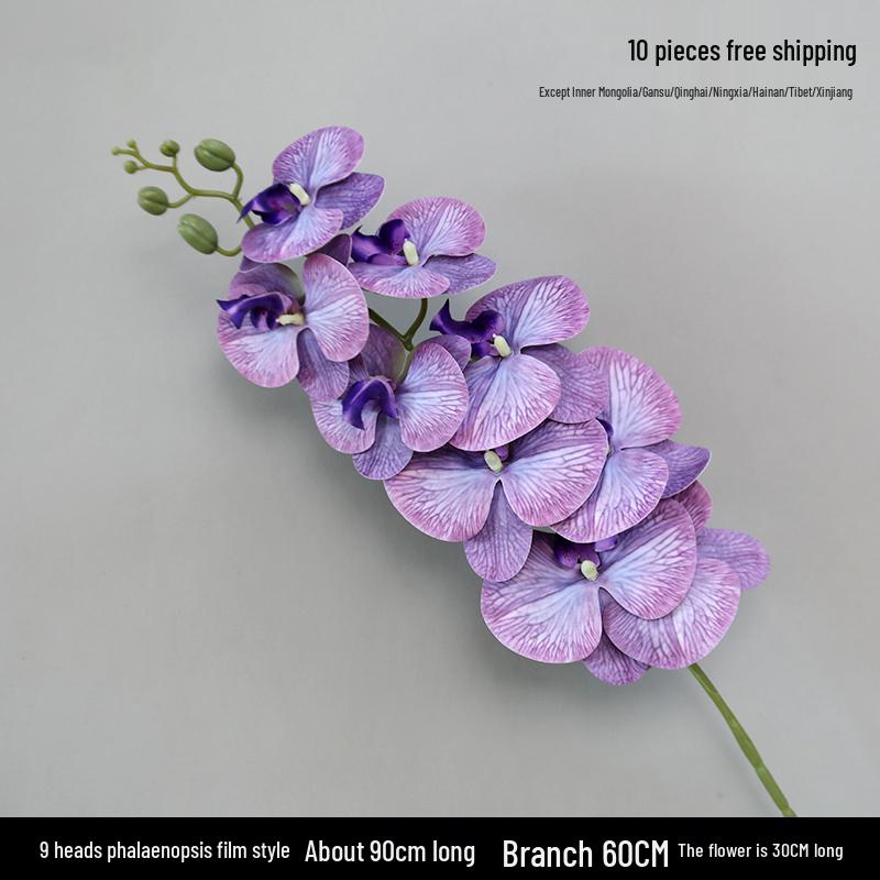 Purple Floral Wedding Arrangement - Silk Hydrangea, Rose, Bamboo Leaves & Grass for Flower Arches