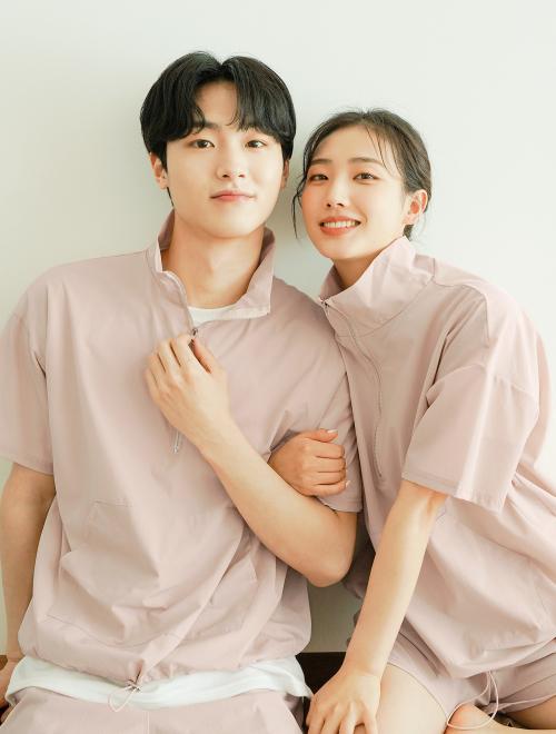 

[Paran] Aiden Anorak Couple Homewear Set [Shipped from Korea] 100% Authentic Navy 2XL