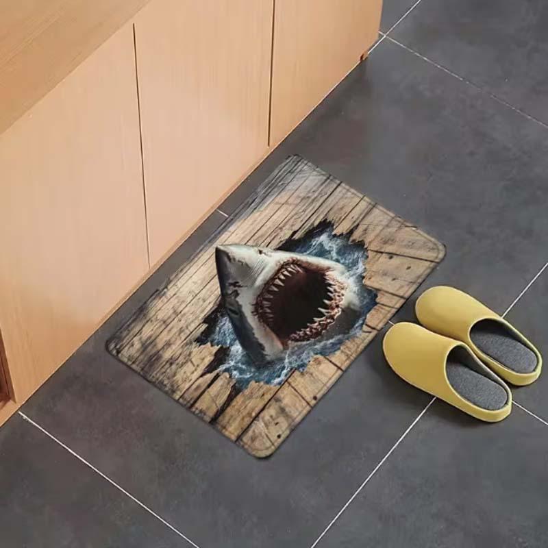 American Style 3D Diatom Mud Bathroom Mat - Quick-drying, Anti-slip, Water Absorbent Floor Mat
