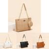 Stylish Big Bags Set For Women Featuring Embroidered Large Capacity Shoulder Bags In Elegant White Black Brown And Apricot Colors