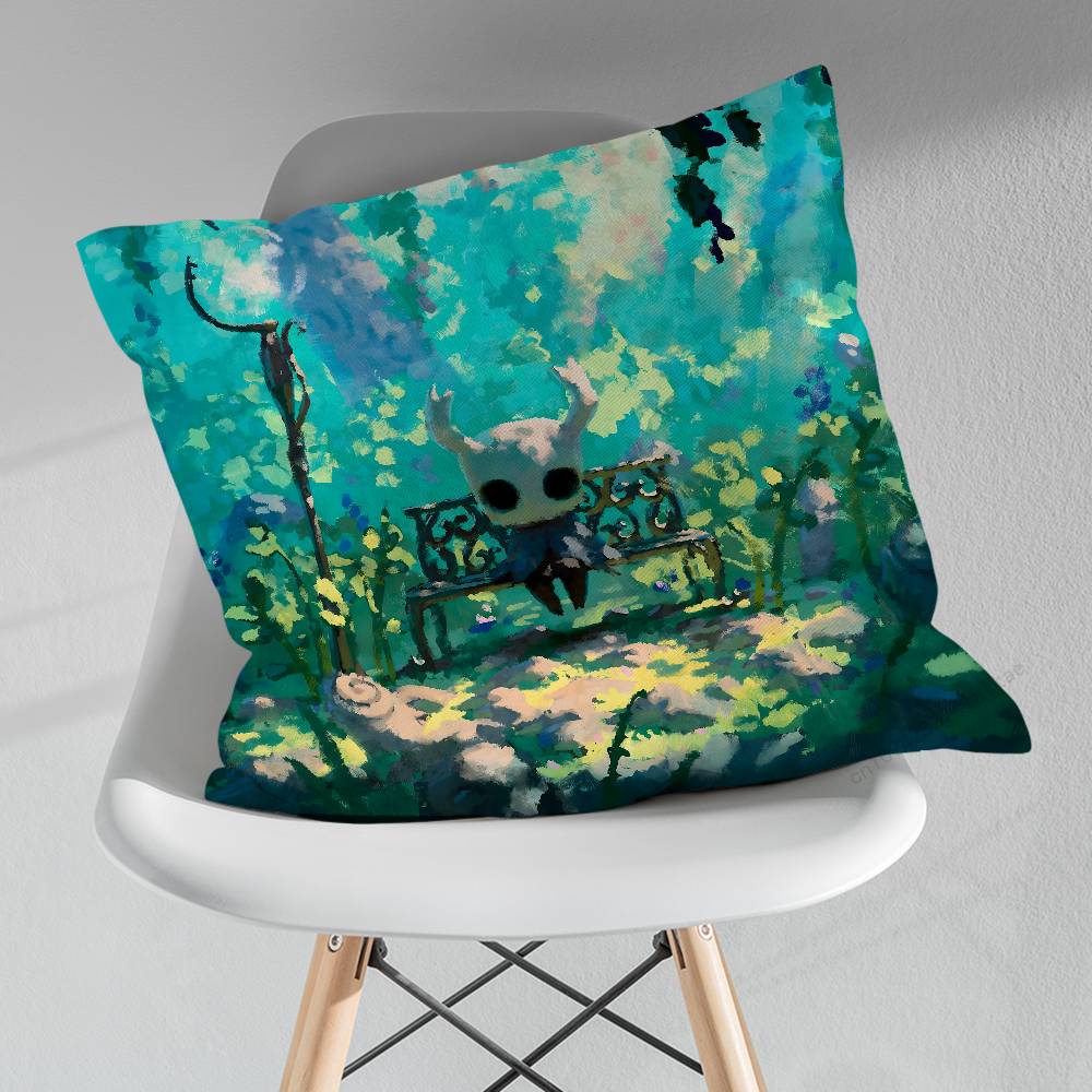 Game HHollow KKnight Pillow Over Living Room Sofa Cushion Cover Home Decoration Bedroom Room Bed Pillow Cover