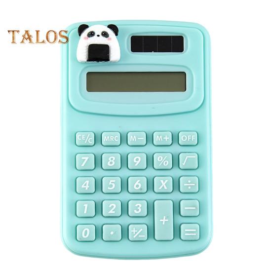 

Портативный калькулятор «Панда» с пластиковыми резиновыми кнопками, маленький легкий мини-калькулятор для офиса, студентов, школьные принадлежности C