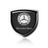 1Pcs 3D Metal Auto Door Shield Emblem Car Body Badge Sticker For Mercedes Benz W247 W212 W213 W205 AMG W177 V177 W176 GLA GLC X253 W166