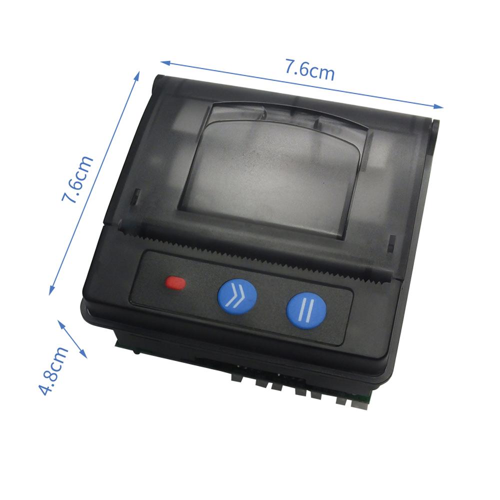 GOOJPRT QR203 Printer Module 58mm Low Noise Direct Thermal Printing Mini Panel Mobile Receipt Printer Serial Interface