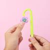 8Pcs/Lot Cute Colorful Flower Shake Gel Pens Kawaii Panda Capybara Girl Gift Black Office Signature Pen Kids School Stationery